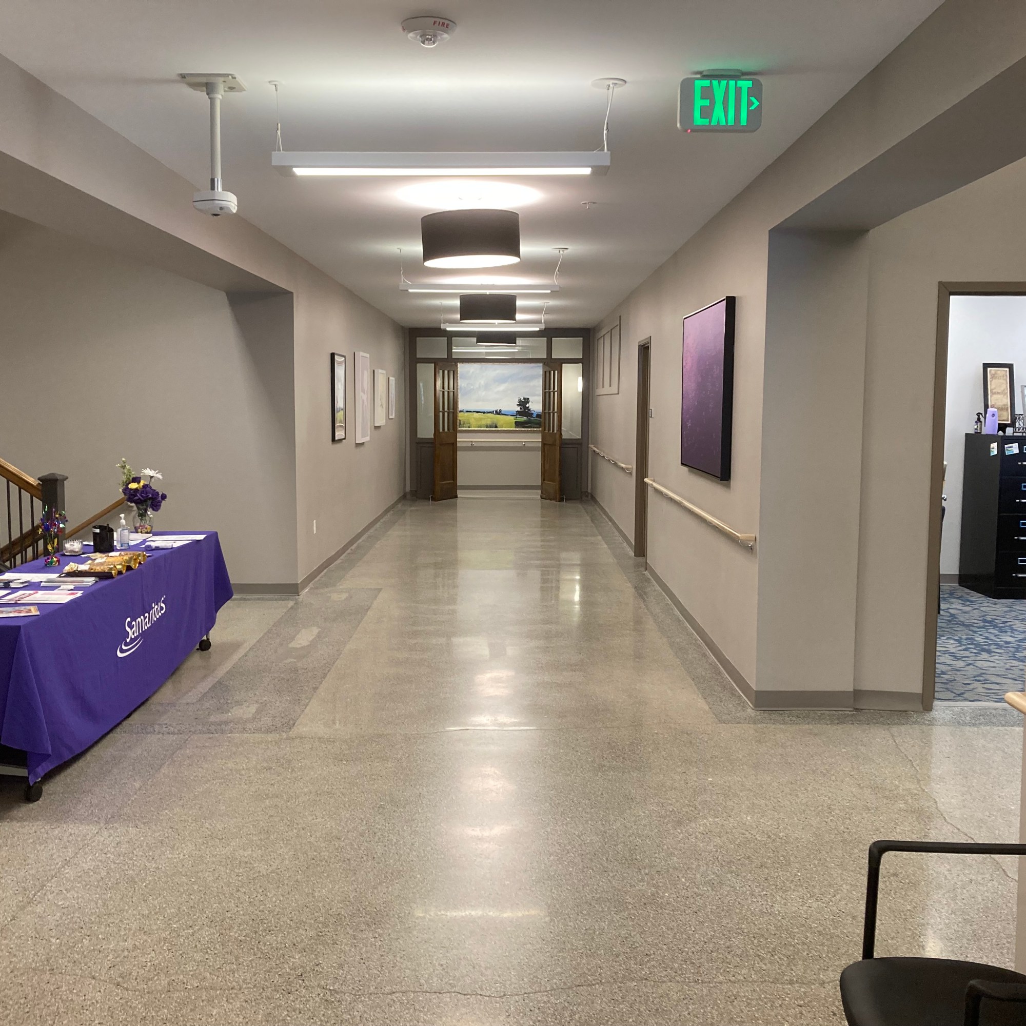 First Floor Looking Westward Toward Former Study Hall - June 16 2021