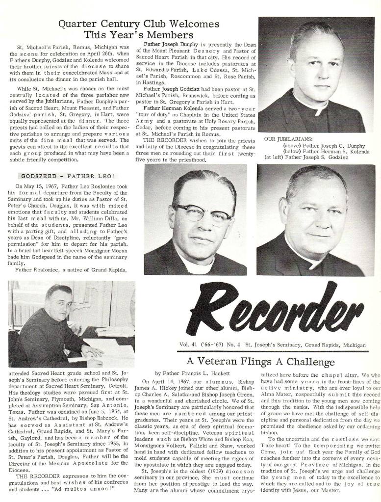 1966-67 Vol 41 Graduation