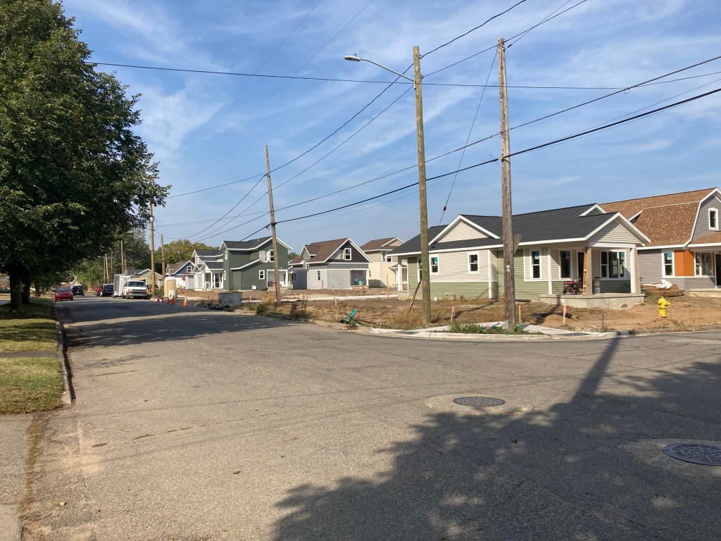 Looking west from Winchell and Martin - October 11 2024